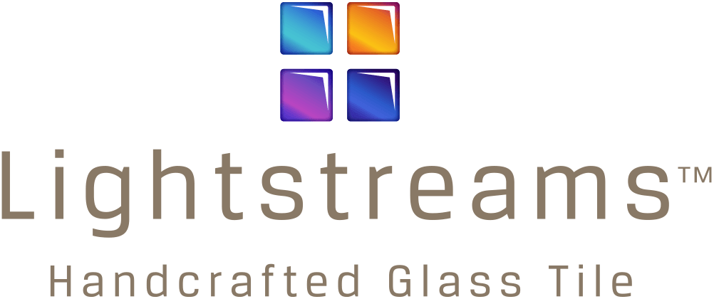 Lightstreams Handcrafted Glass Tile Logo