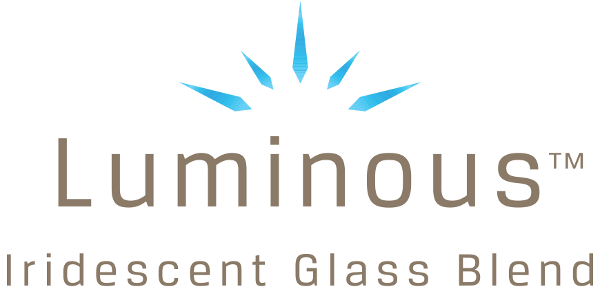 Luminous Iridescent Glass Blend