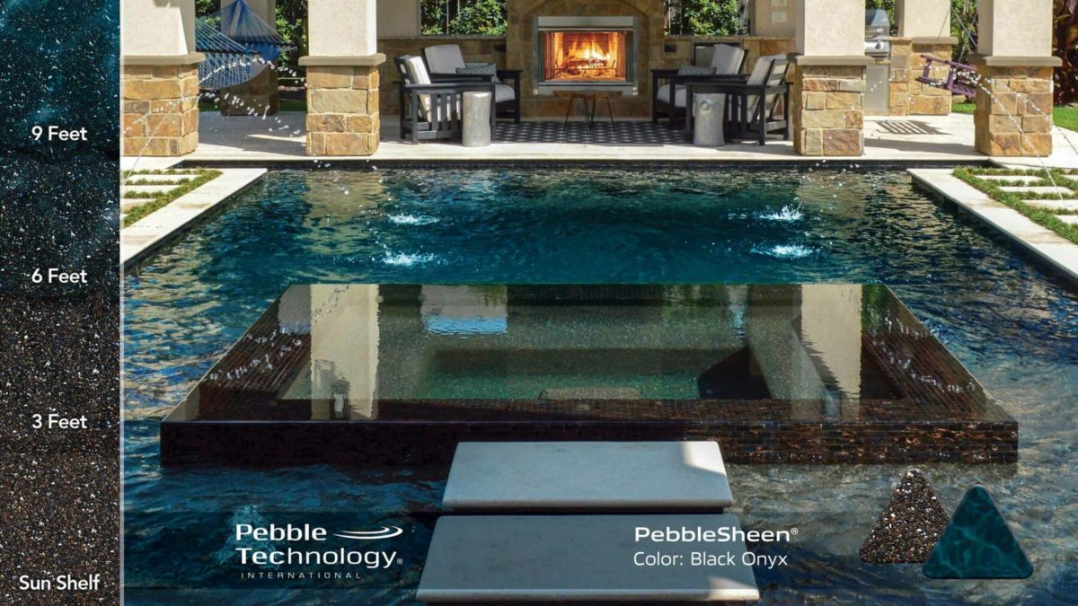 Black Onyx PebbleSheen Pool Finishes