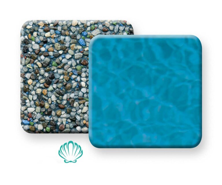 photo of PebbleTec Tropical Breeze Pool Finish Samples