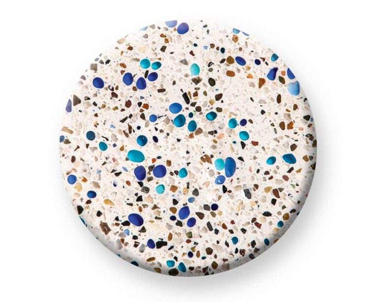 Genuine PebbleBreeze polished finish texture