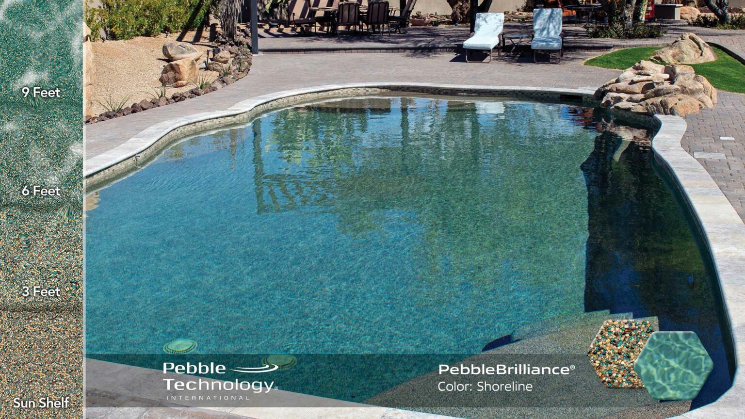 Shoreline - Pebble Brilliance Pool Finishes