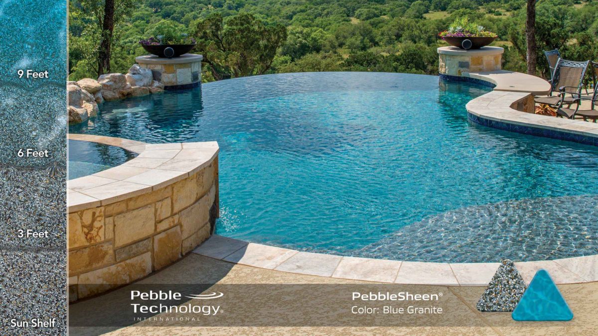 Blue Granite - PebbleSheen Pool Finishes