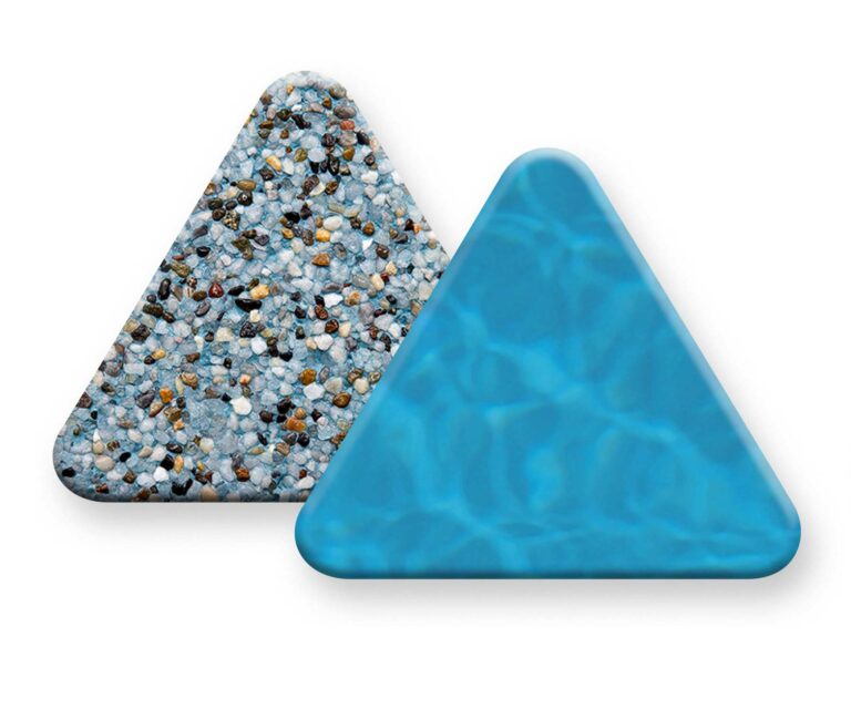 Pebble Sheen Aqua Blue finish sample