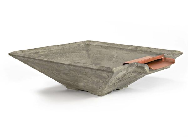 Square Stone Fire & Water Bowl