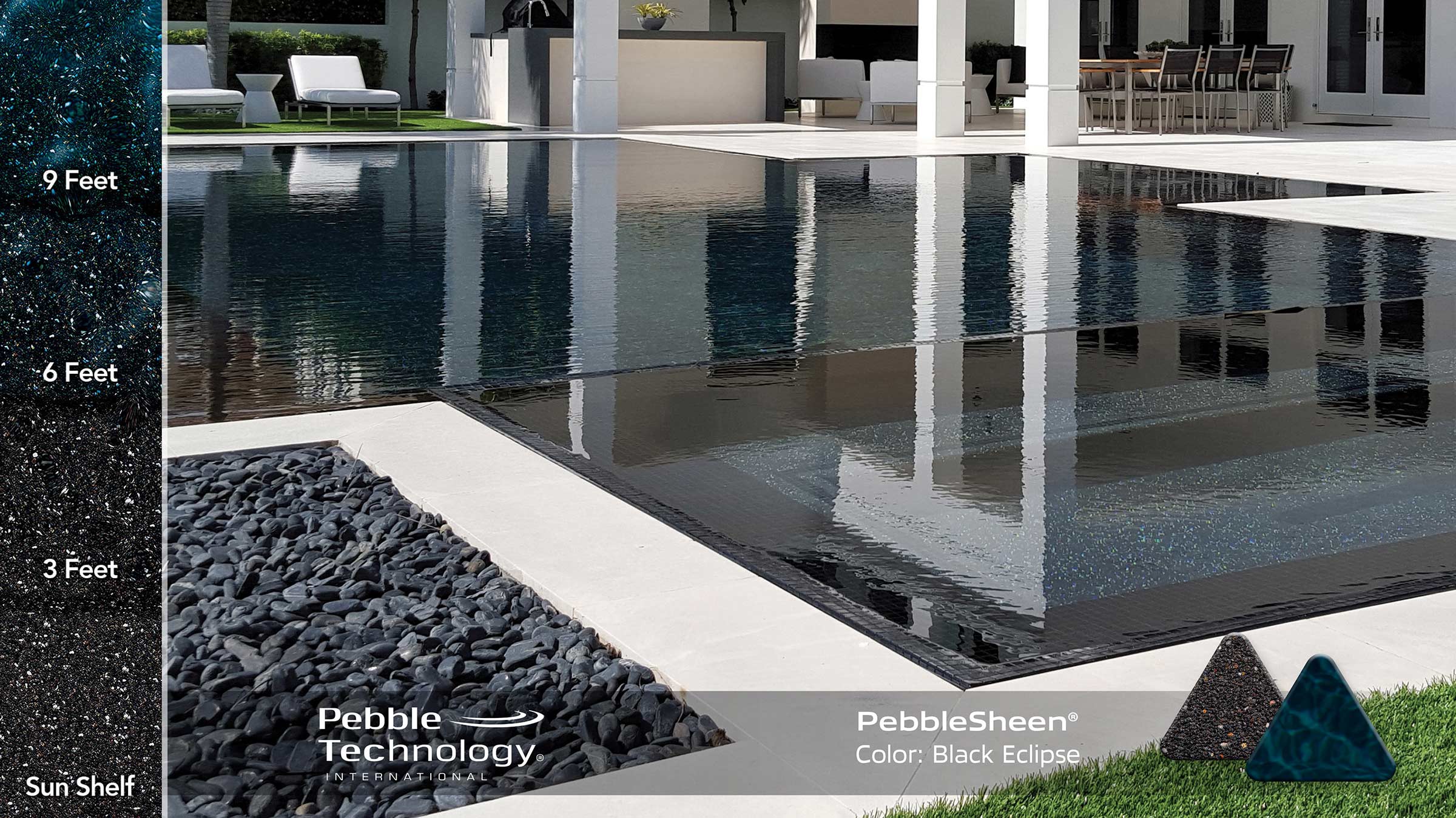 Black Eclipse - PebbleSheen Pool Finishes