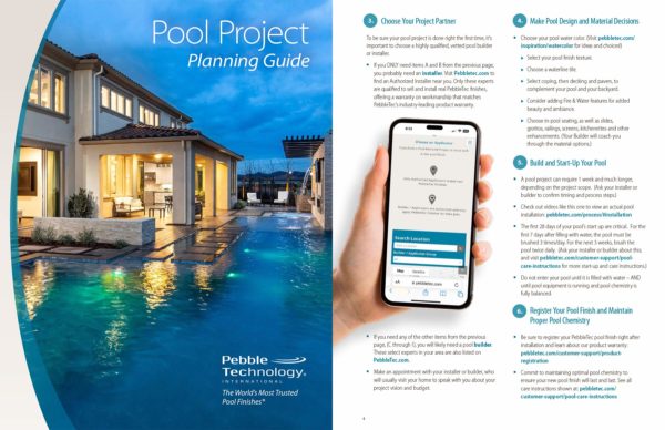 photo of Pebbletec Pool Planning Guide