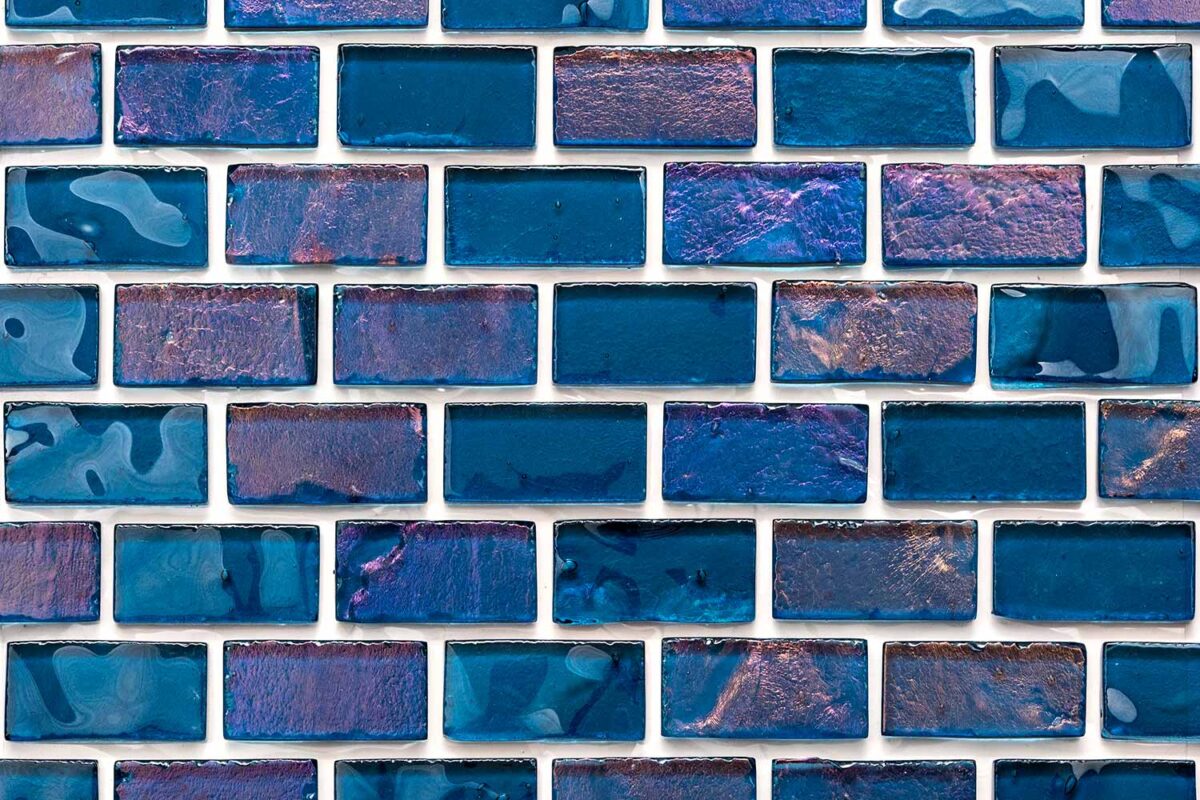 G1C Steel Blue Tile 2x1in photo