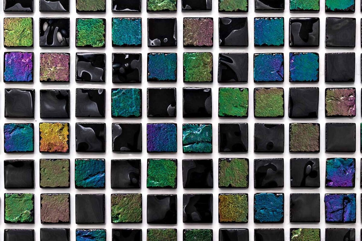 R1C Absolute Black Tile 1in photo