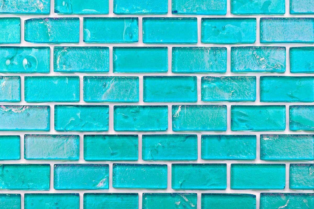 R1C Aquamarine tile 2x1in photo