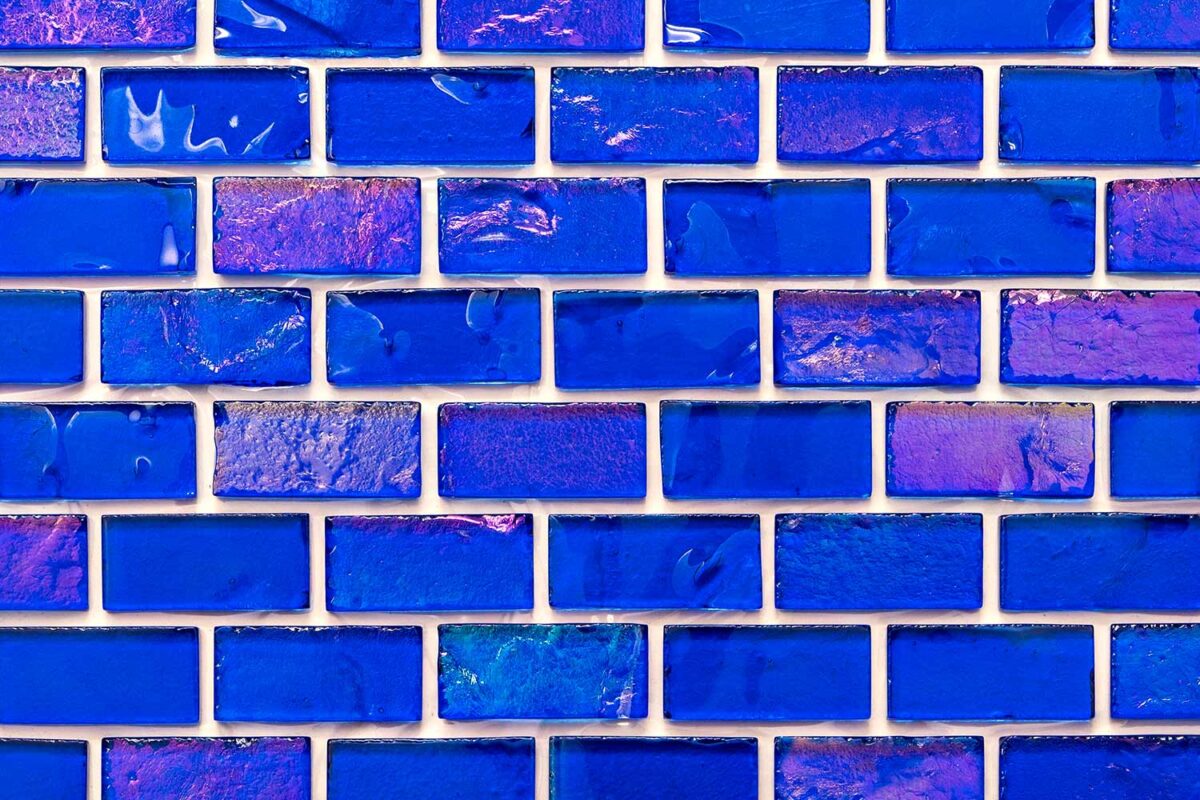 R1C Intense Blue tile 2x1in photo