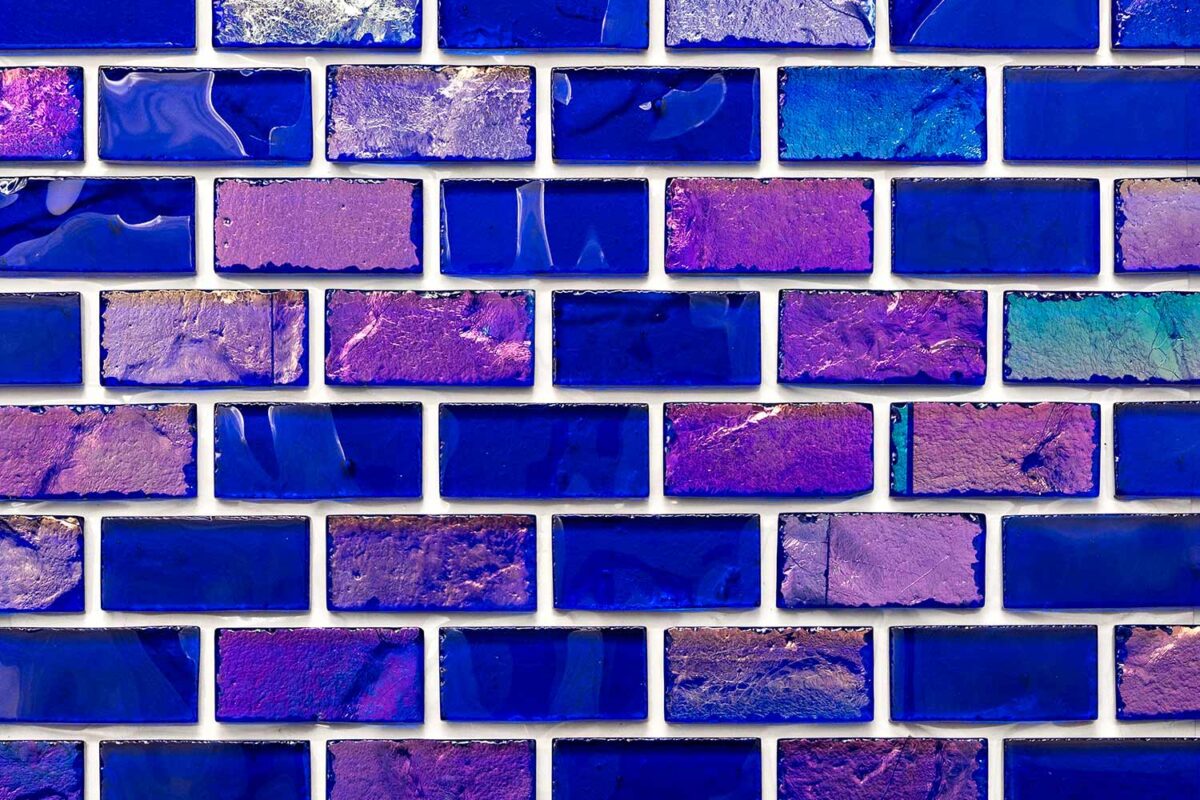 R1C Royal Blue tile 2x1in photo