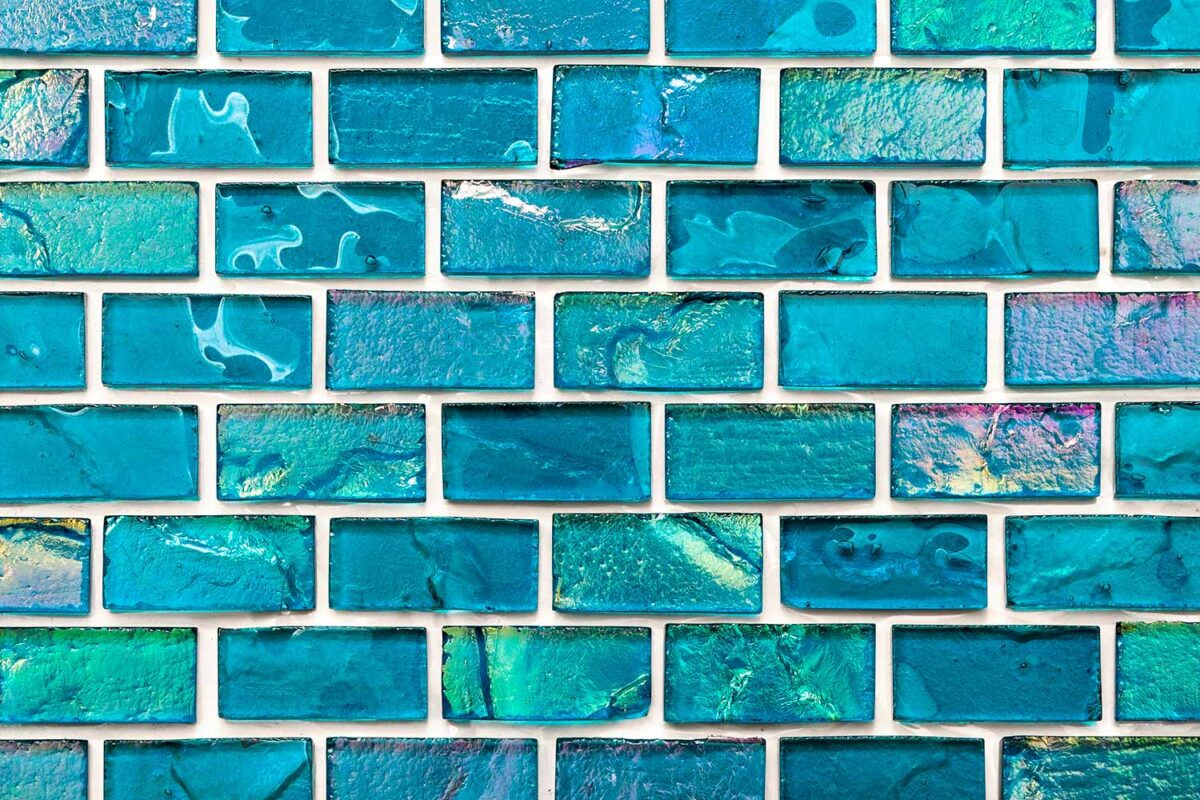 R1C Turquoise tile 2x1in photo